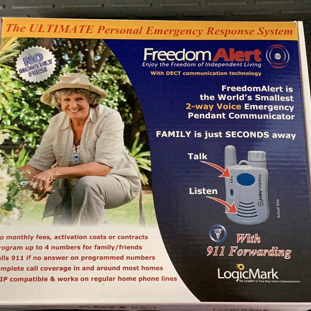 FreedomAlert Voice Emergency Pendant - White